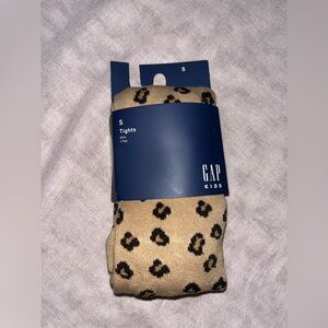 GAP Kids Tan Leopard Print Tights. Girls. NWT
